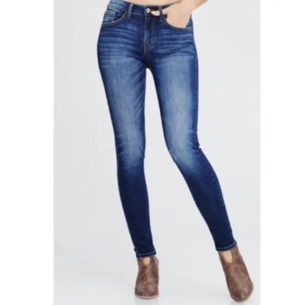 KANCAN Mid Rise Super Skinny Jean Style- KC7095GT 5/26